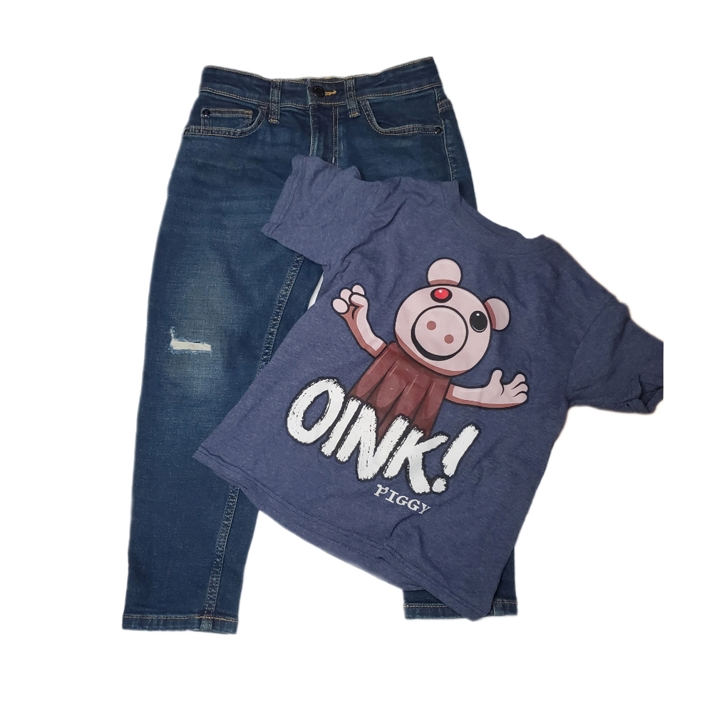 Boy Bundle Shirt and Pants Sz 6